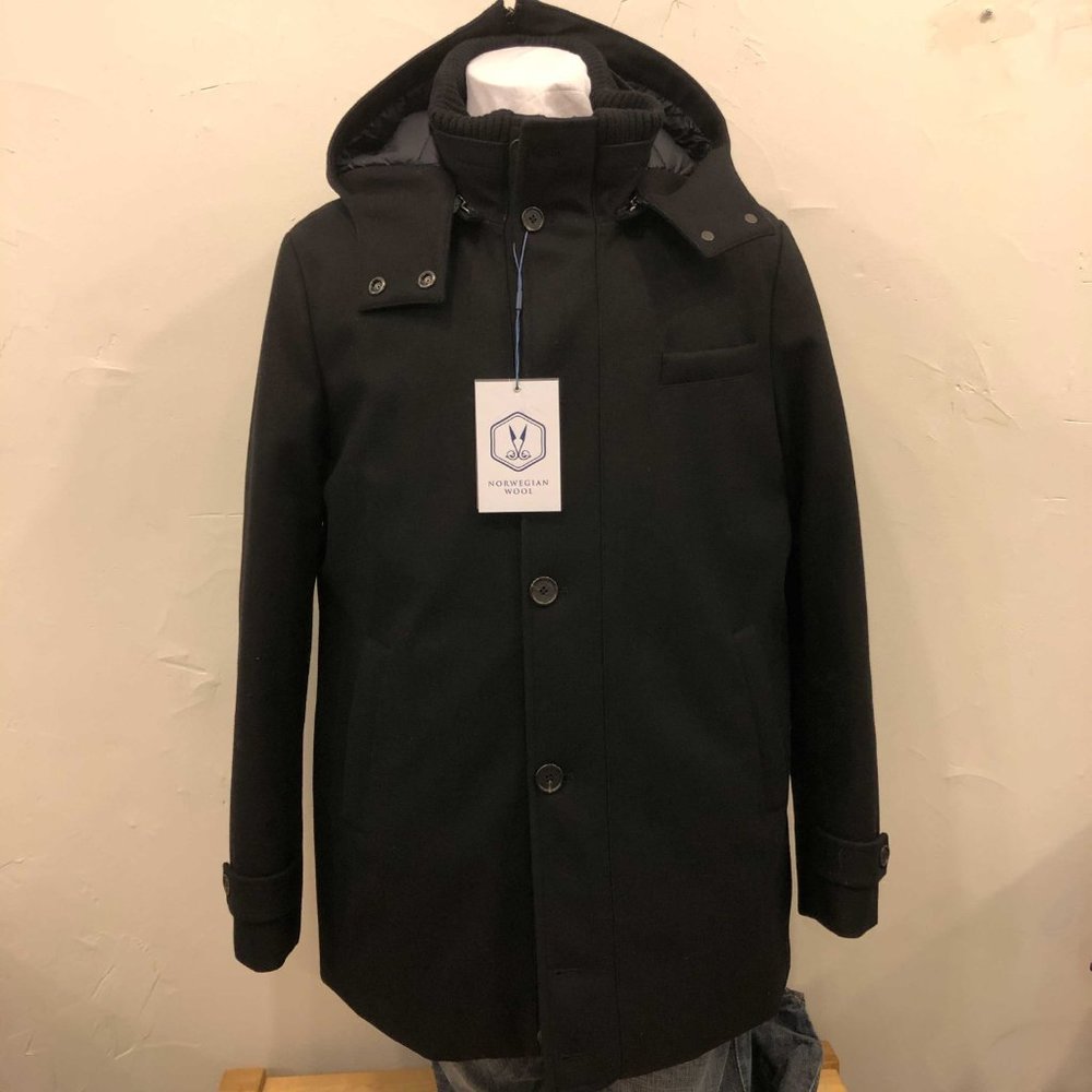 Norwegian Wool City Active Parka - Black - Picture 8 of 8